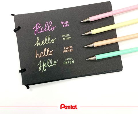 Pentel Hybrid Milky Jel Kalem 0.8 mm Pastel Blue