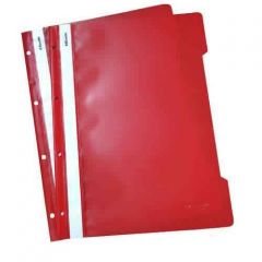 Esselte 41991520 Plastik Telli Dosya Kırmızı 50'li