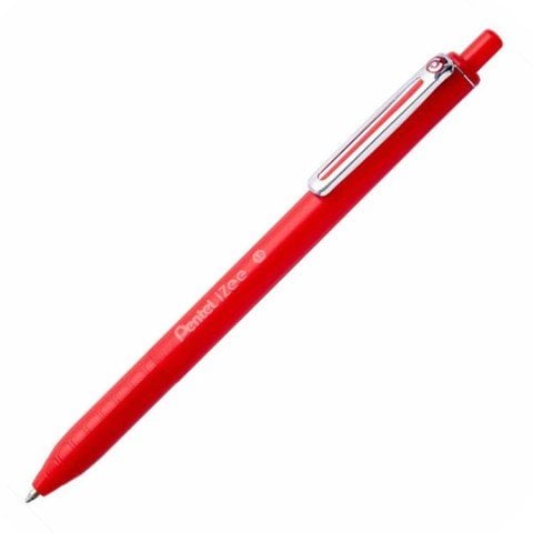 Pentel İzee 1.0mm Yağ Bazlı Tükenmez Kalem Kırmızı