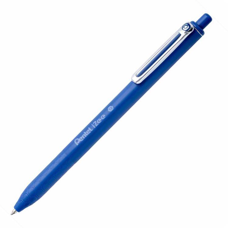 Pentel İzee 1.0mm Yağ Bazlı Tükenmez Kalem Mavi