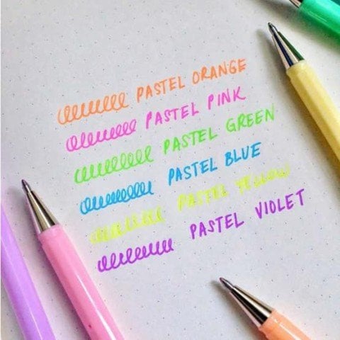 Pentel Hybrid Milky Jel Kalem 0.8 mm Pastel Pink