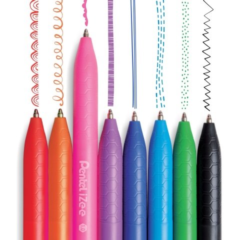 Pentel İzee 1.0mm Yağ Bazlı Tükenmez Kalem Yeşil