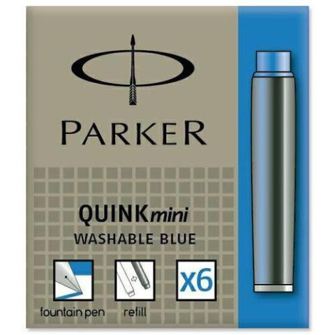 Parker Quink Dolma Kalem Kartuşu Mini Mavi