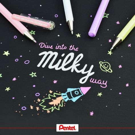 Pentel Hybrid Milky Jel Kalem 0.8 mm Pastel Violet