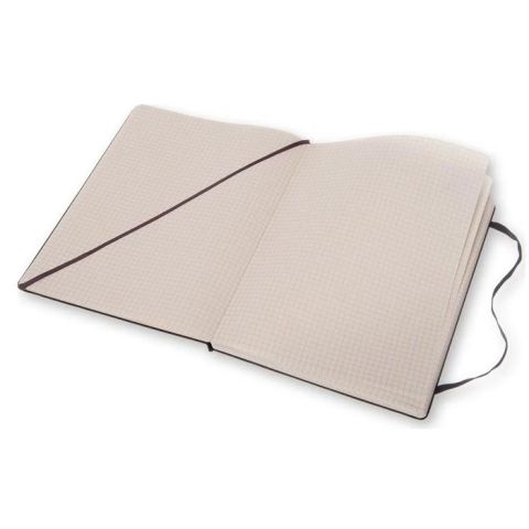 Moleskine Classic Sert Kapak Kareli Defter 19x25 Siyah