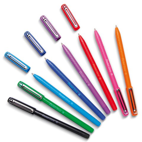 Pentel İzee 1.0mm Yağ Bazlı Tükenmez Kalem Pembe