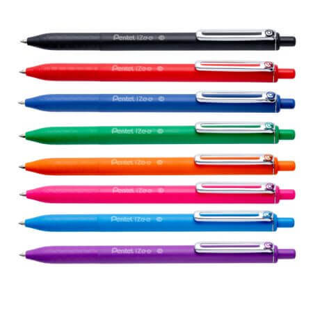 Pentel İzee 1.0mm Yağ Bazlı Tükenmez Kalem Pembe