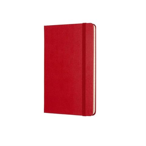 Moleskine Classic Sert Kapak Çizgili Defter 11.5x18 Scarlet Red