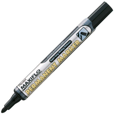 Pentel Likit Mürekkepli Permanent Marker Yuvarlak Uç Siyah