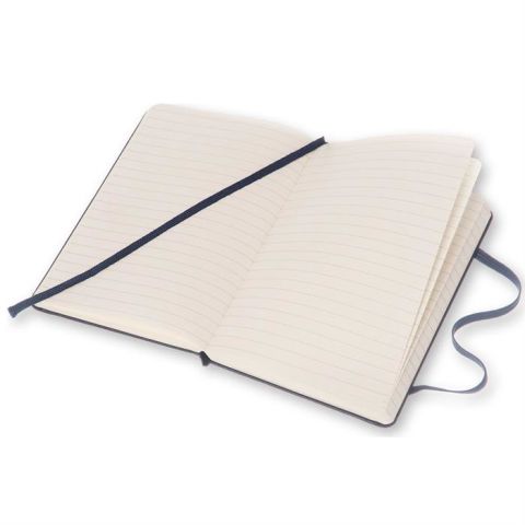 Moleskine Classic Sert Kapak Çizgili Defter 9x14 Safir Mavi