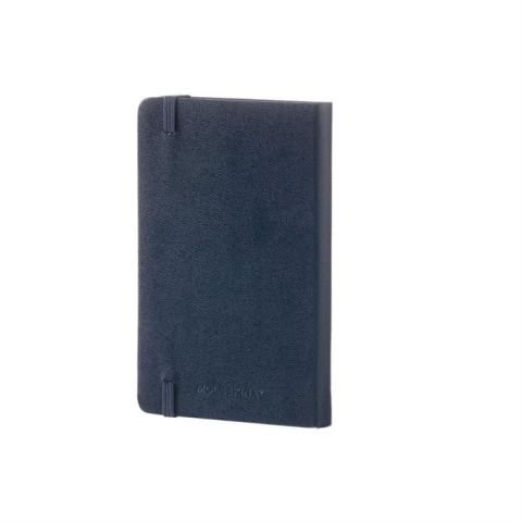 Moleskine Classic Sert Kapak Çizgili Defter 9x14 Safir Mavi