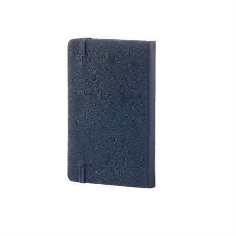Moleskine Classic Sert Kapak Çizgisiz Defter 9x14 Safir Mavi