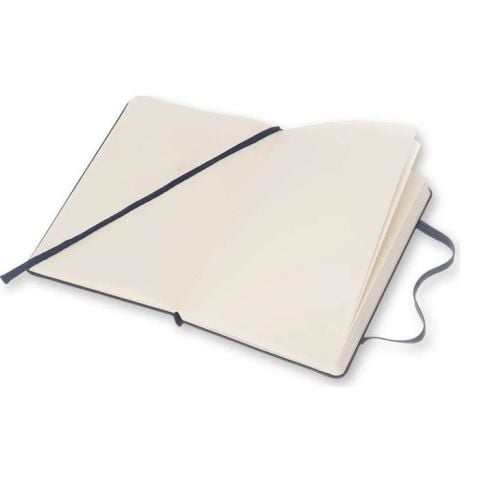 Moleskine Classic Sert Kapak Çizgisiz Defter 9x14 Safir Mavi