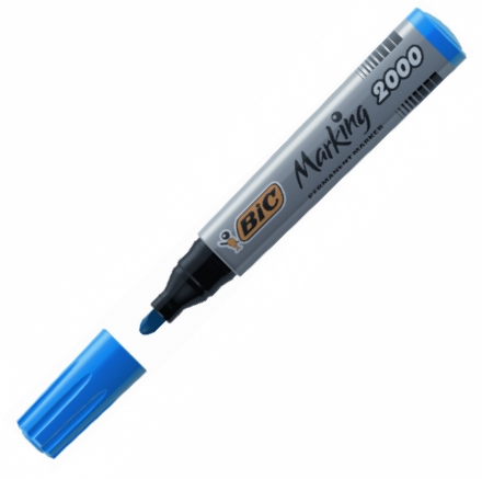 Bic 2000 Permanent Marker Yuvarlak Uçlu Mavi