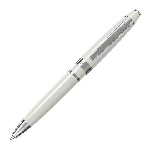 Scrikss Mini Pen Tükenmez İnci Beyazı, Şeffaf Ambalaj