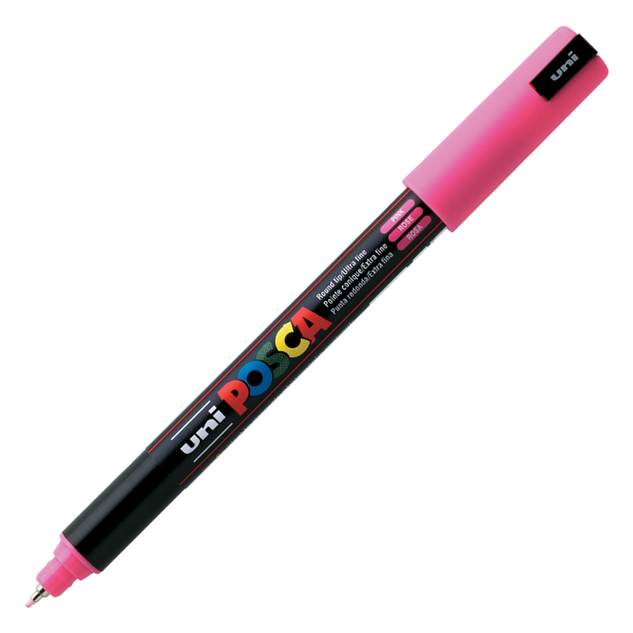 Uni POSCA 0.7 Su Bazlı Poster Markörü Pembe