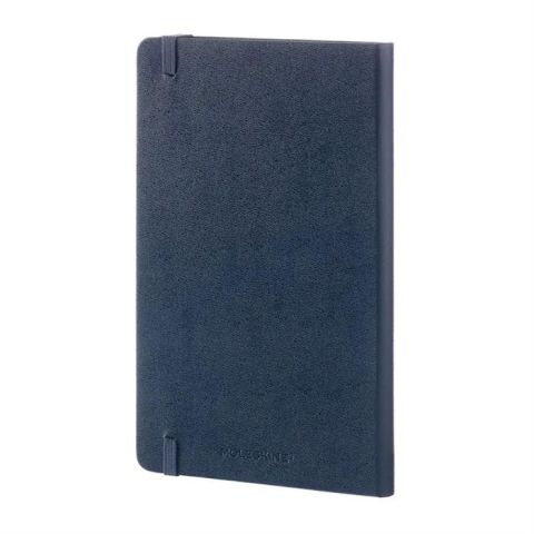 Moleskine Classic Sert Kapak Çizgili Defter 13X21 Safir Mavi