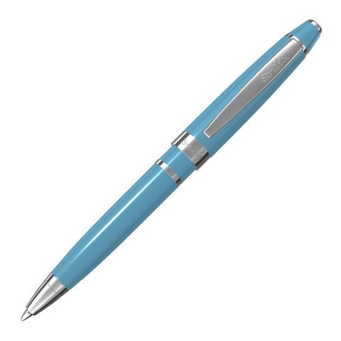 Scrikss Mini Pen Tükenmez Mavi, Şeffaf Ambalaj