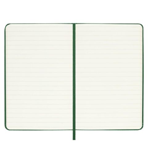 Moleskine Classic Sert Kapak Çizgili Defter 9x14 Mersin Yeşili