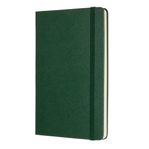 Moleskine Classic Sert Kapak Çizgisiz Defter 13X21 Mersin Yeşili