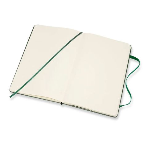 Moleskine Classic Sert Kapak Çizgisiz Defter 13X21 Mersin Yeşili