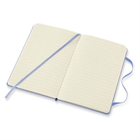 Moleskine Classic Sert Kapak Çizgili Defter 9x14 Ortanca Mavisi