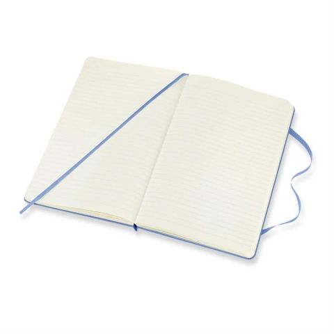 Moleskine Classic Sert Kapak Çizgili Defter 13X21 Ortanca Mavisi