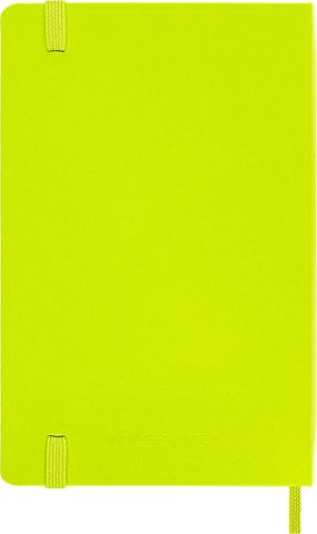 Moleskine Classic Sert Kapak Çizgili Defter 9x14 Limon Yeşili