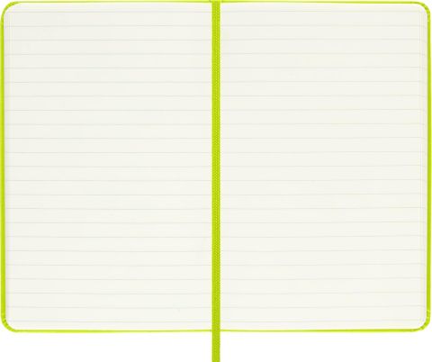Moleskine Classic Sert Kapak Çizgili Defter 9x14 Limon Yeşili