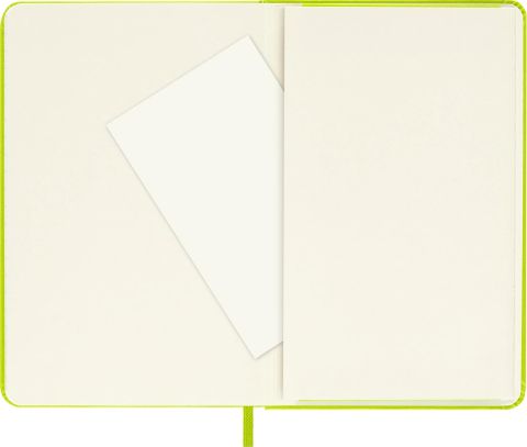Moleskine Classic Sert Kapak Çizgili Defter 9x14 Limon Yeşili