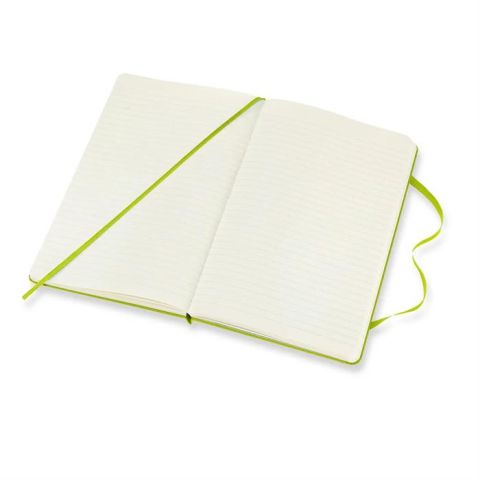 Moleskine Classic Sert Kapak Çizgili Defter 13X21 Limon Yeşili