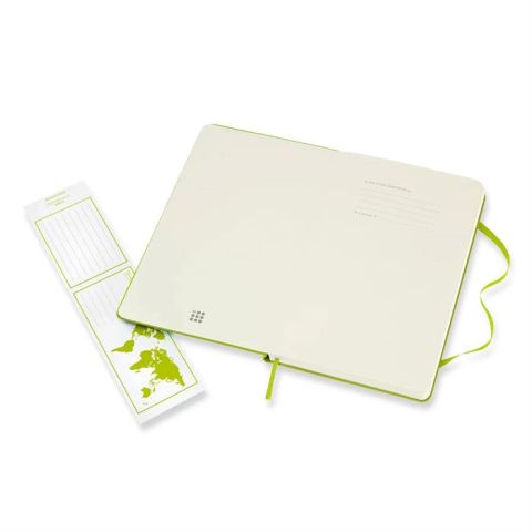 Moleskine Classic Sert Kapak Çizgili Defter 13X21 Limon Yeşili
