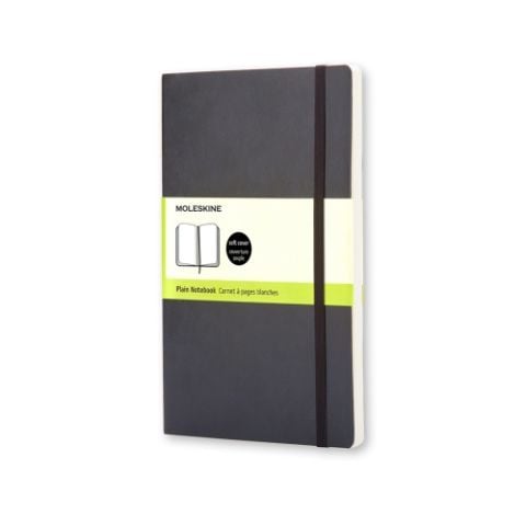 Moleskine Classic Yumuşak Kapak Çizgisiz Defter 9x14 Siyah