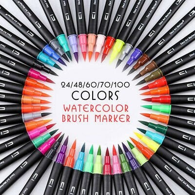 Staedtler Fırça Uçlu Keçeli Kalem Çift Uçlu 18 Renk