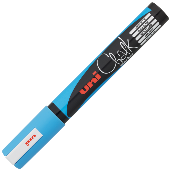 Uni CHALK 1.8-2.5 Su Bazlı S.Tahta Markörü A.Mavi
