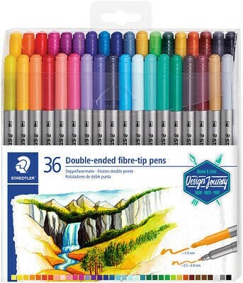 Staedtler Çift Uçlu Keçeli Kalem 36 Renk