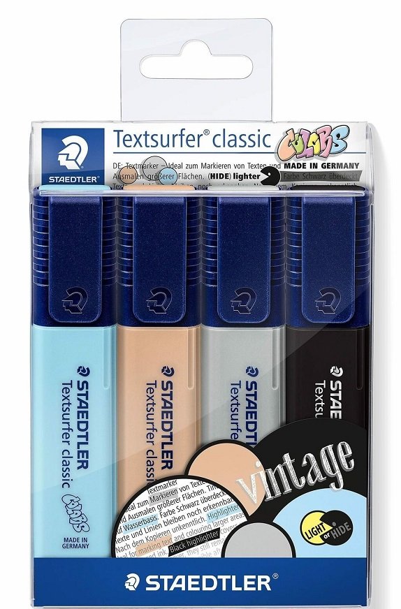 Staedtler Fosforlu Kalem Seti Pastel 4 Renk