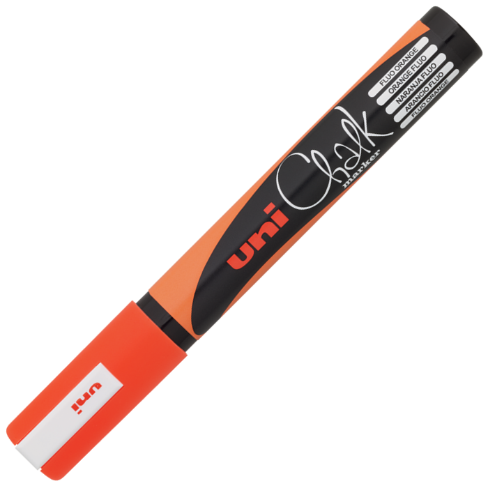 Uni CHALK 1.8-2.5 Su Bazlı S.Tahta Markörü F.Turuncu