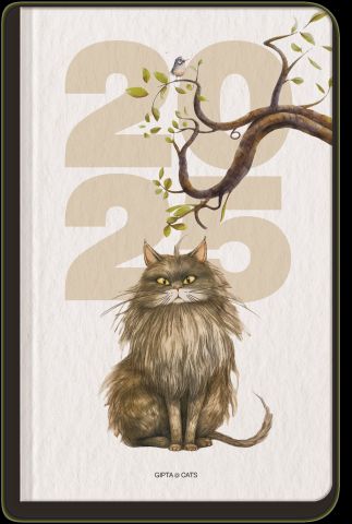 Gıpta Cats 2025 Günlük Ajanda 13x21
