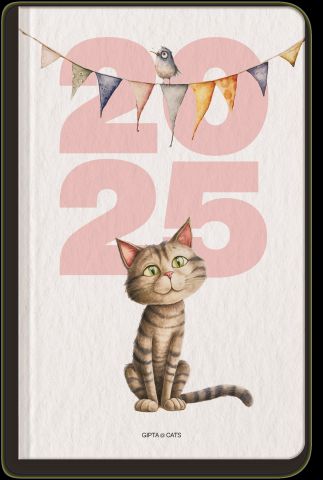 Gıpta Cats 2025 Günlük Ajanda 13x21