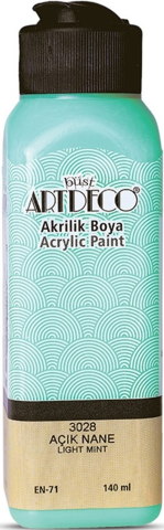 Artdeco Akrilik Boya 140 ML Açık Nane Y-070R-3028