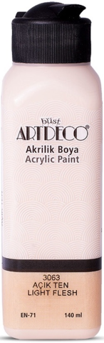 Artdeco Akrilik Boya 140 ML Açık Ten Y-070R-3063
