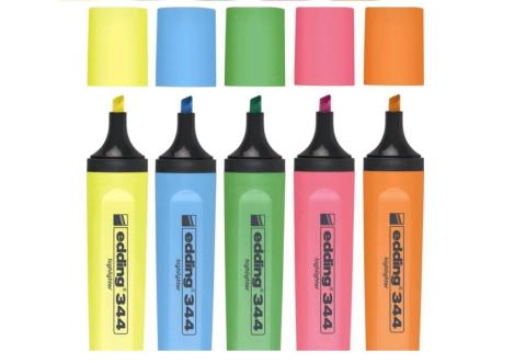 Edding 344 Fosforlu Kalem Pembe