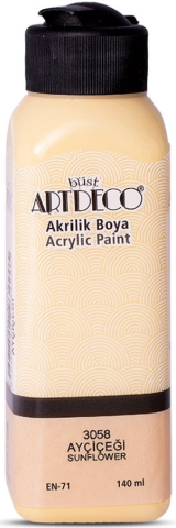 Artdeco Akrilik Boya 140 ML Ayçiçeği Y-070R-3058