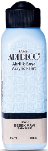 Artdeco Akrilik Boya 140 ML Bebek Mavi Y-070R-3679