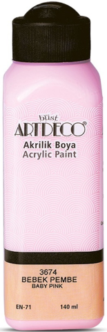 Artdeco Akrilik Boya 140 ML Bebek Pembe Y-070R-3674