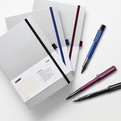 Lamy Sert Kapak Defter Çizgili A6 Lacivert