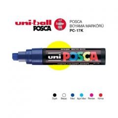 Uni POSCA 15.0 Su Bazlı Poster Markörü A.Mavi