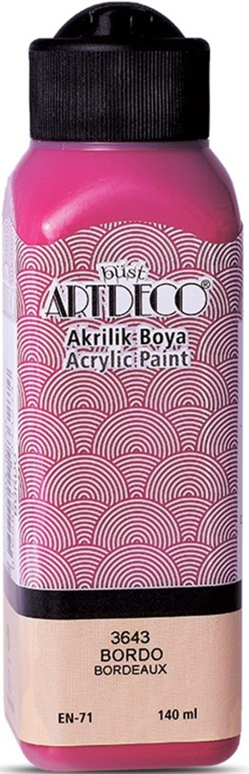 Artdeco Akrilik Boya 140 ML Bordo Y-070R-3643
