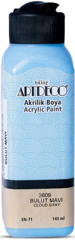 Artdeco Akrilik Boya 140 ML Bulut Mavi Y-070R-3609